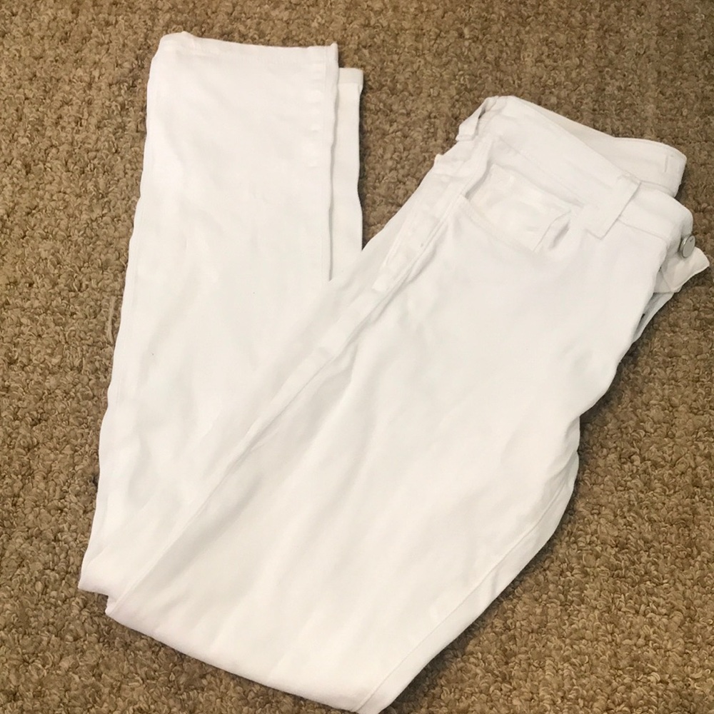 J brand NEW white straight leg skinny jeans sz 25